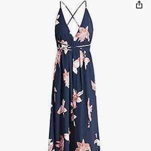 Long halter summer dress